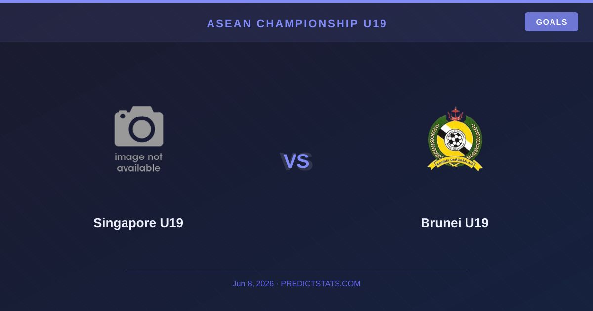Singapore U19 vs Brunei U19: Чи можуть обидві команди забити?