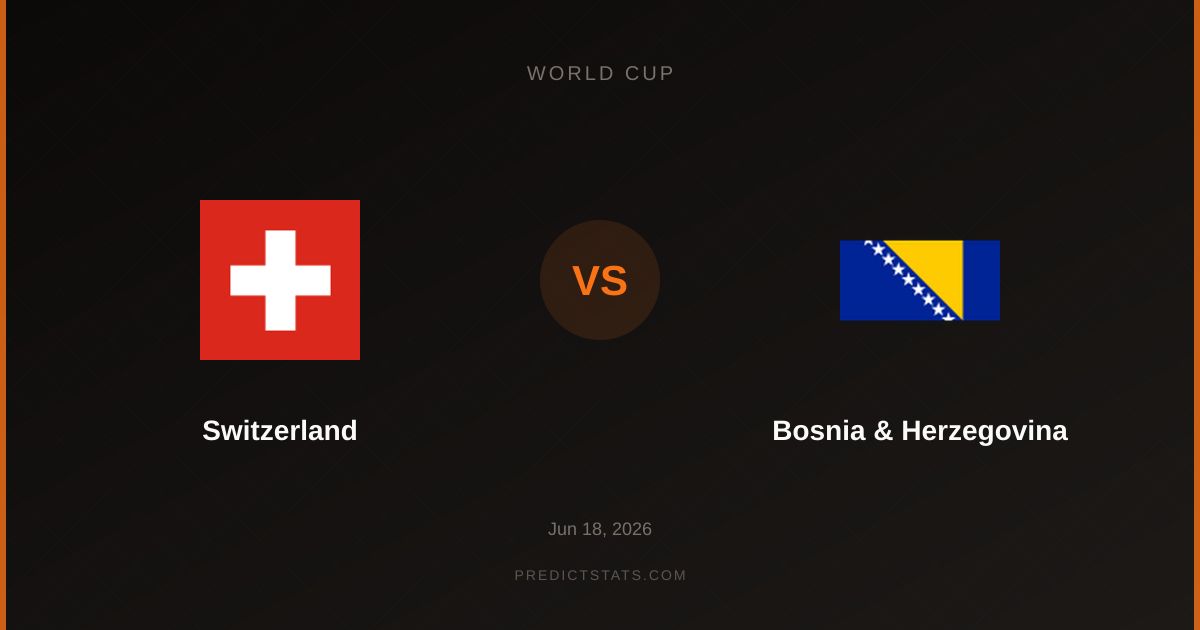 Schweiz vs Bosnien & Herzegowina: Traditionsduell auf amerikanischem Boden