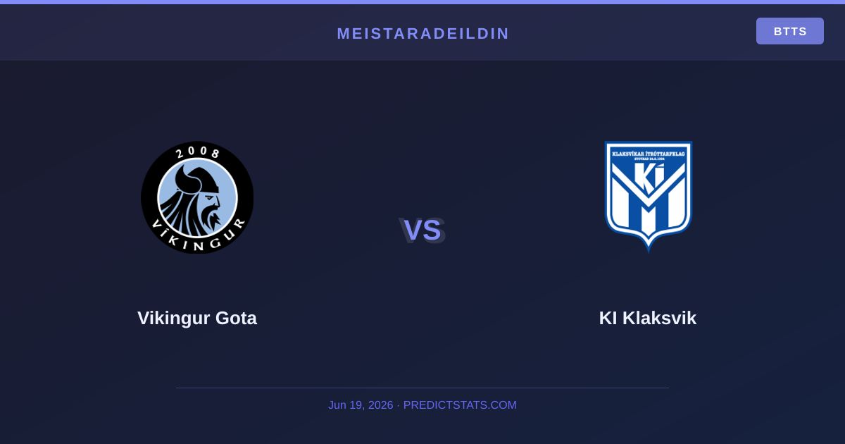Choque de titanes: Vikingur Gota recibe al imbatible KI Klaksvik