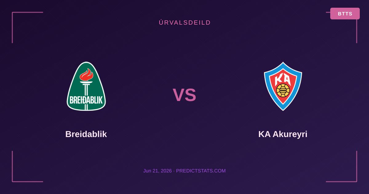 Breidablik vs KA Akureyri: Obiettivo tre punti e il rischio difensivo