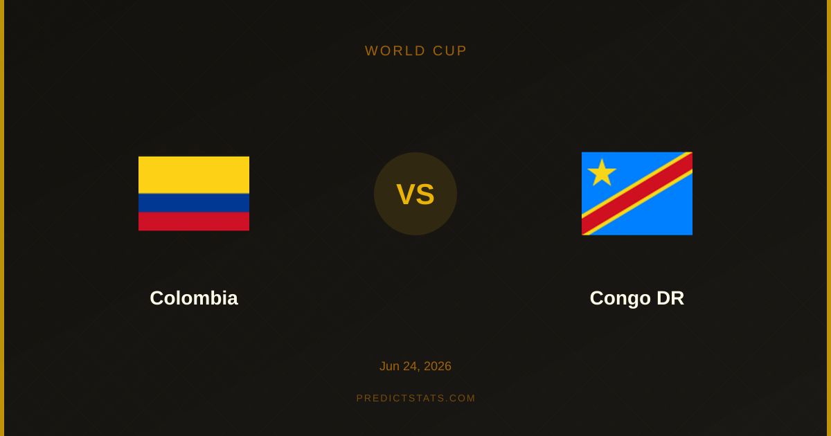 Colombia vs Congo DR: Análisis táctico y claves individuales en el Mundial