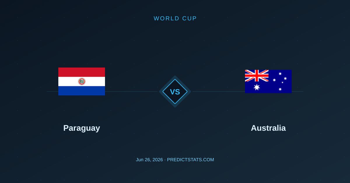Paraguay vs Australia: Clash of History and Current Form