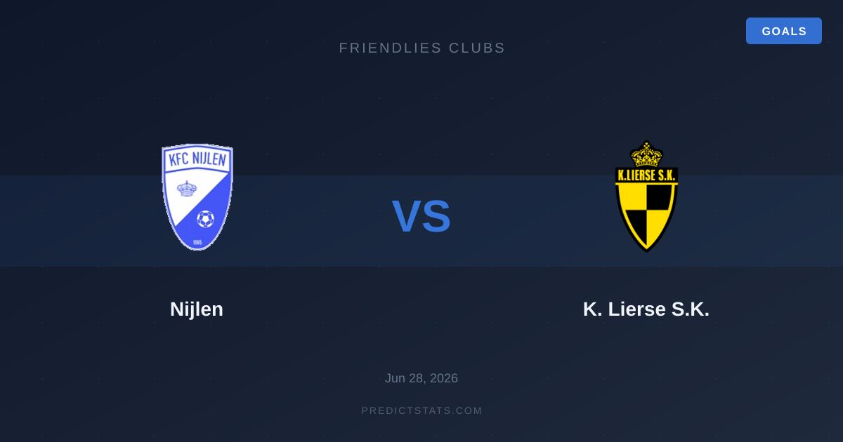 Nijlen vs K. Lierse S.K.: Sfida Tattica tra Goal e Difese Fragili