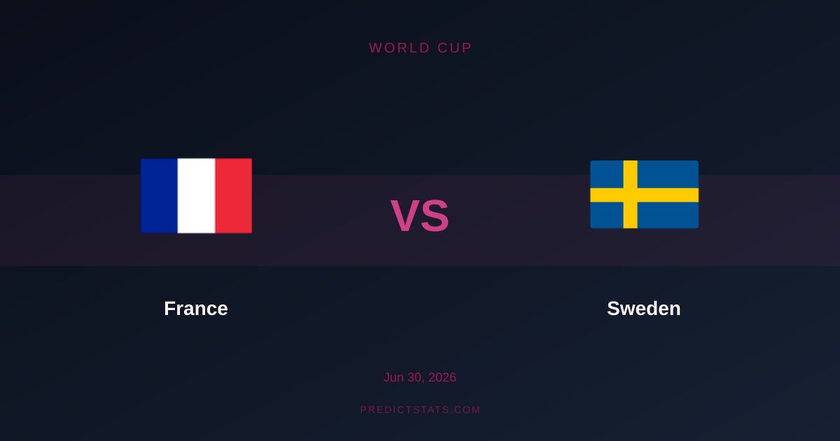 Francia vs Svezia: analisi statistica vs previsioni bookmaker