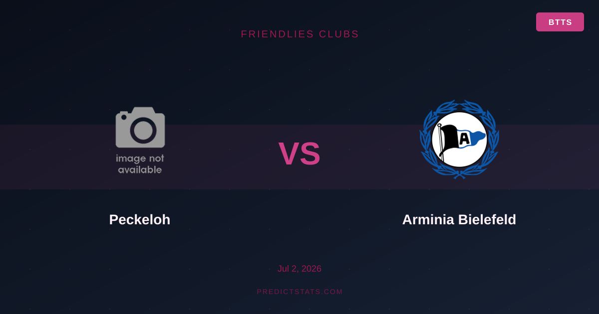 Peckeloh vs Arminia Bielefeld: ¿Puede la historia predecir el futuro?