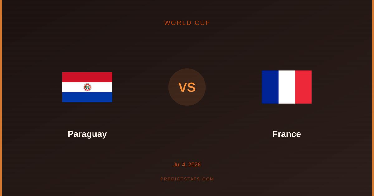 Paraguay vs France: Momentum and Form Analysis