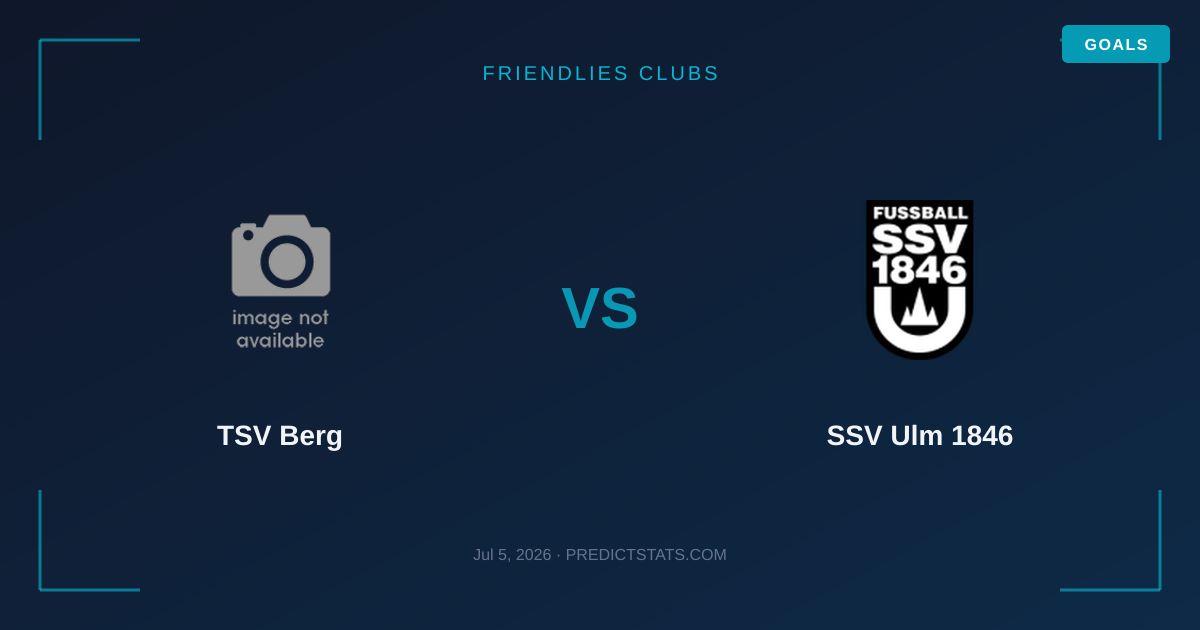 TSV Berg vs SSV Ulm 1846: Einseitiges Duell erwartet