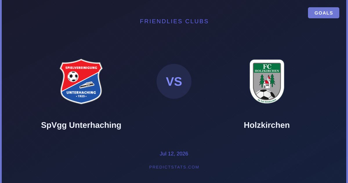 SpVgg Unterhaching vs Holzkirchen: Who's Got the Edge?
