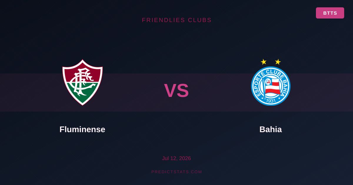 Fluminense vs Bahia: Data vs Odds — Who Has the Edge?