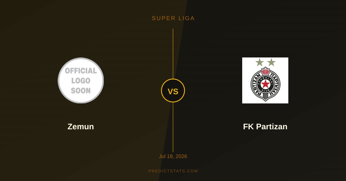 Zemun vs FK Partizan: Analyzing Historical Trends and Current Form