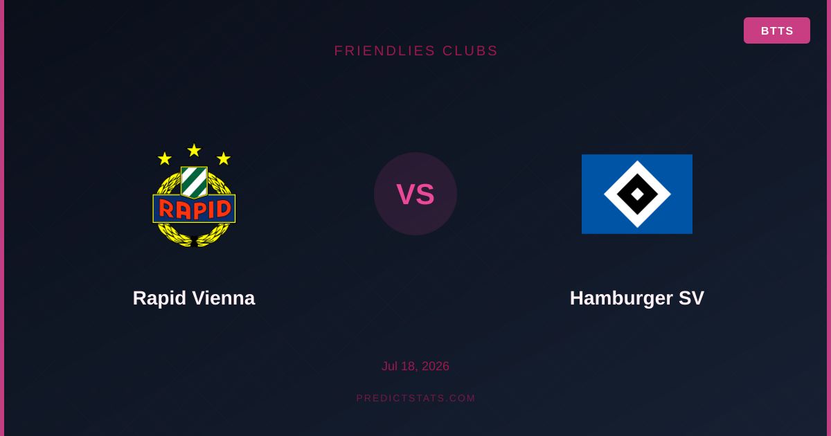 Rapid Vienna vs Hamburger SV: Corners and Goals Tell Different Stories
