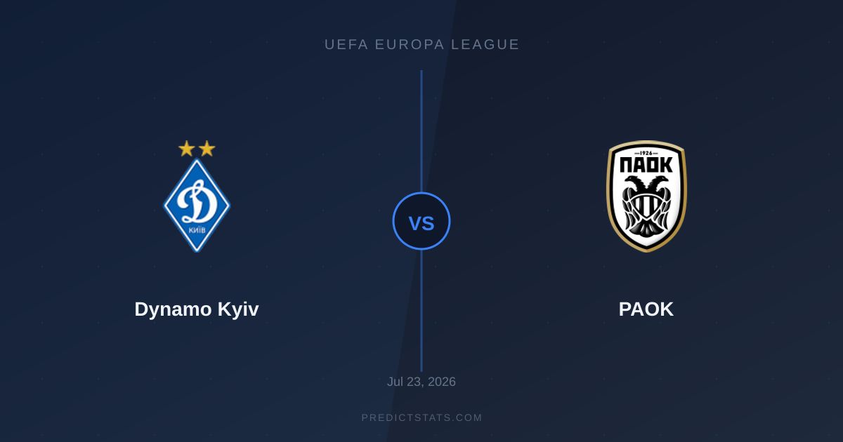 Dynamo Kyiv gegen PAOK: Formkurve und Momentum im Fokus