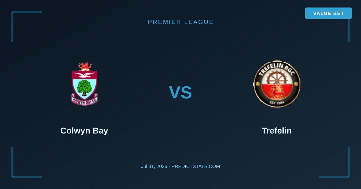 Colwyn Bay vs Trefelin: Гра з високим потенціалом голів
