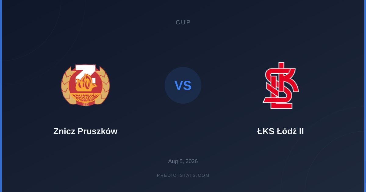 Znicz Pruszków vs ŁKS Łódź II: Czy wpadną bramki?
