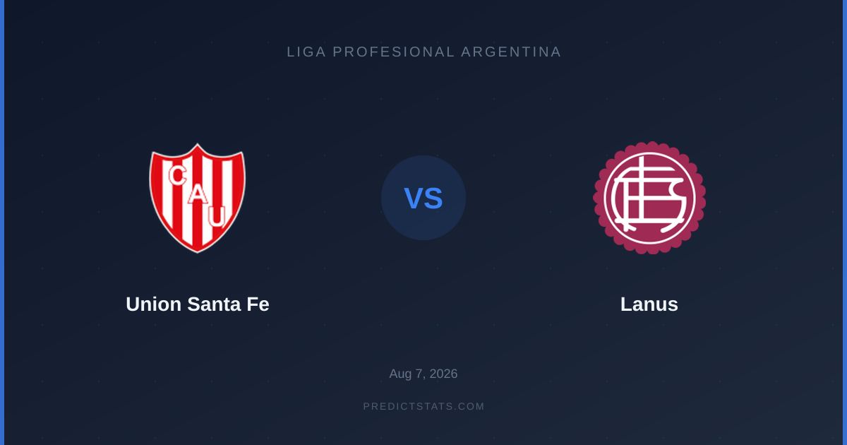 Union Santa Fe vs Lanus: Who Will Seize the Momentum?