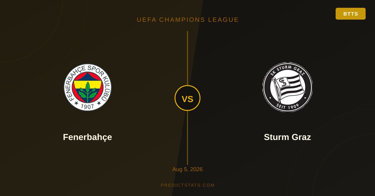 Fenerbahçe vs Sturm Graz: Taktisches Duell der Gegensätze
