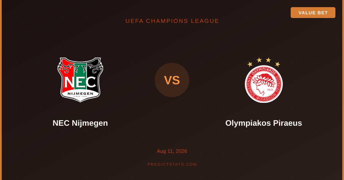 NEC Nijmegen vs Olympiakos: Defensivschlacht in der Königsklasse