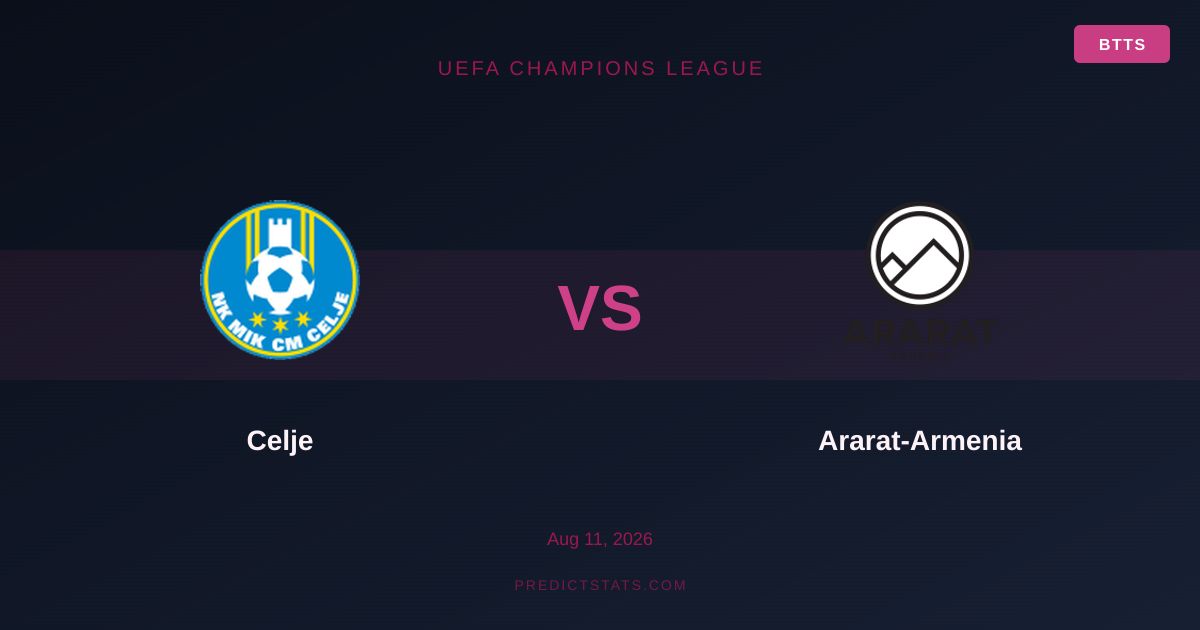 Celje vs Ararat-Armenia: Un confronto di strisce contrastanti