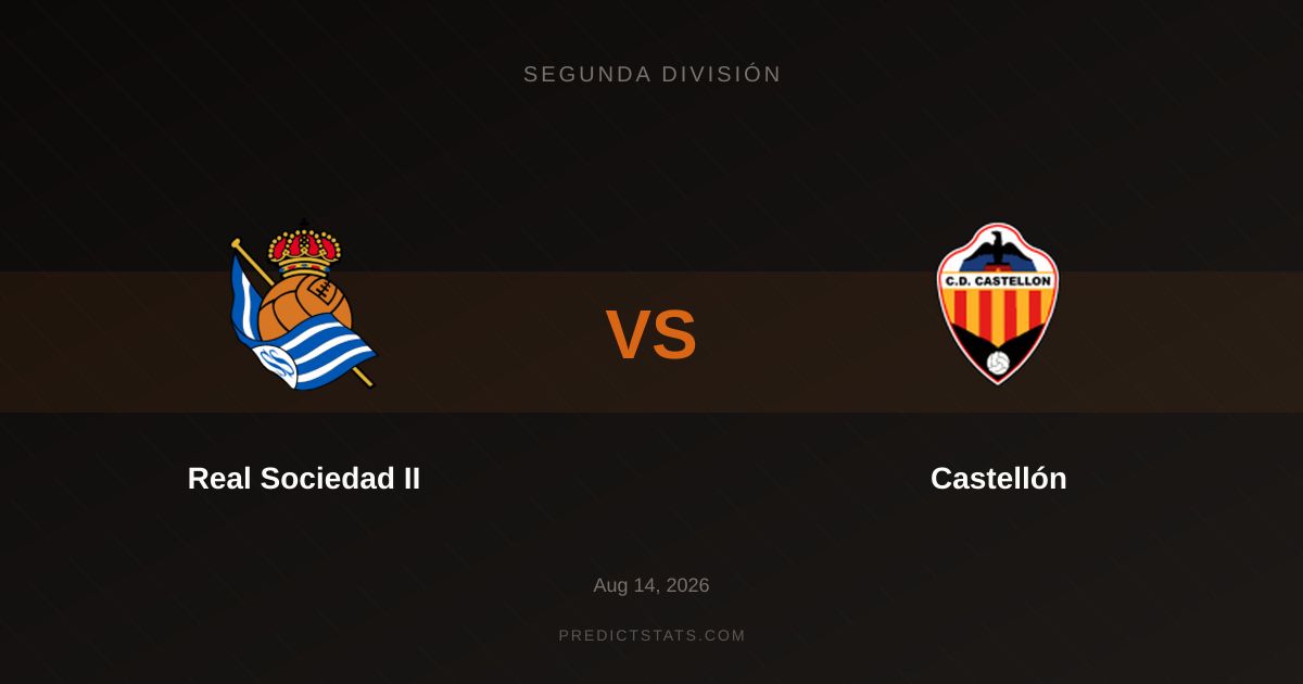 Real Sociedad II vs Castellón: Goals Set to Come at a Premium