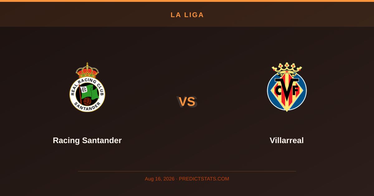 Racing Santander vs Villarreal: Un duelo histórico con sorpresas recientes