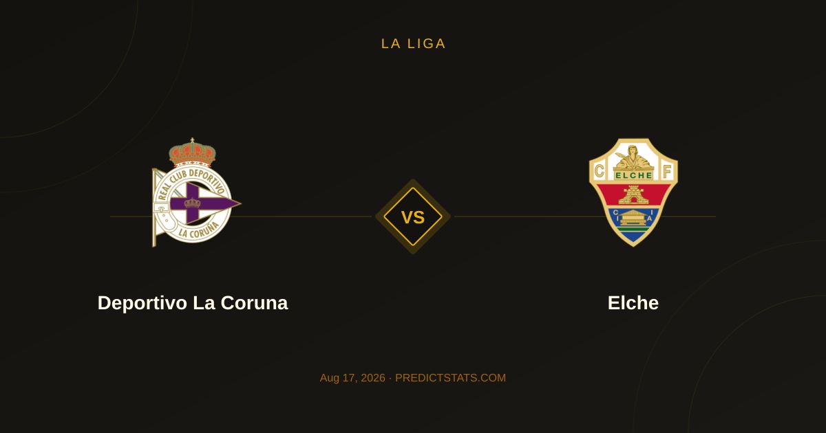 Deportivo vs Elche: Tradizione Controforma nel Riazor Intenso