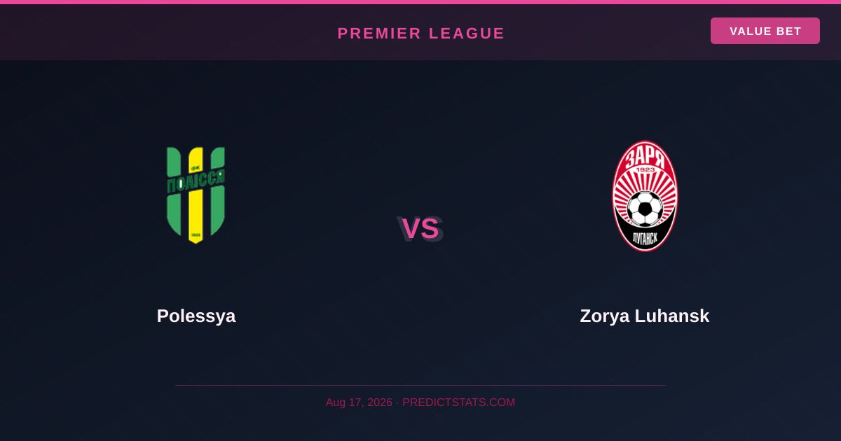 Polessya vs Zorya Luhansk: Хто зламає традицію нічиїх?