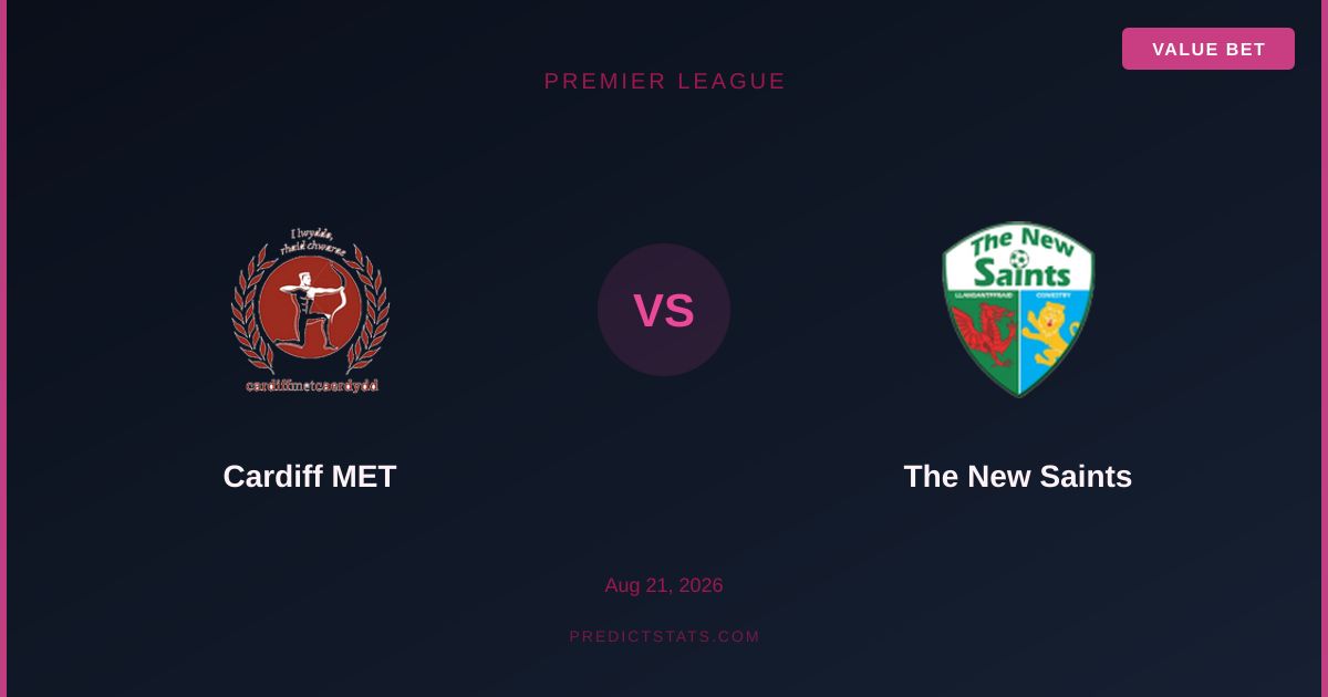 Cardiff MET vs The New Saints: Ein Torfestival erwartet