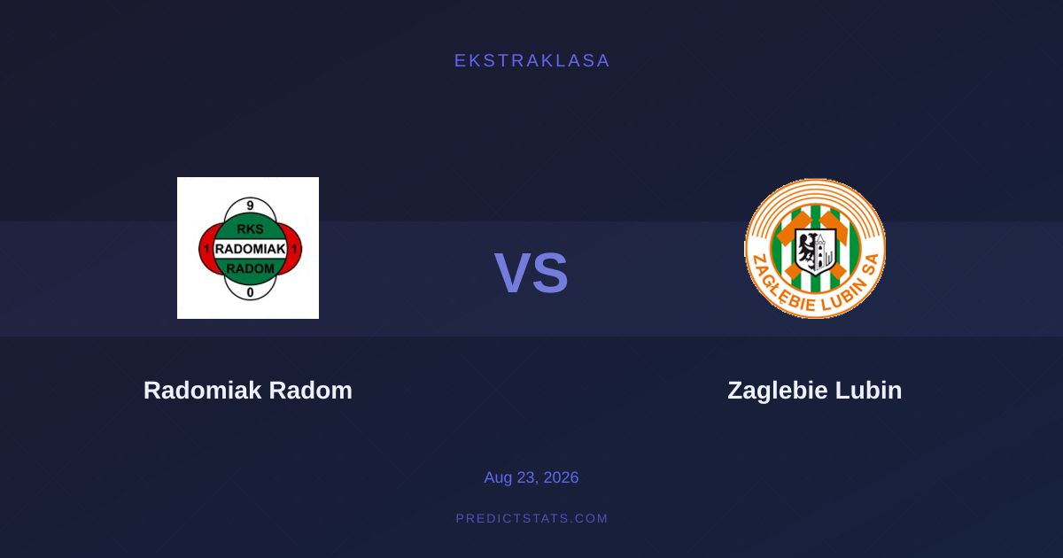 Radomiak vs Zaglebie: A Battle of Struggling Defenses