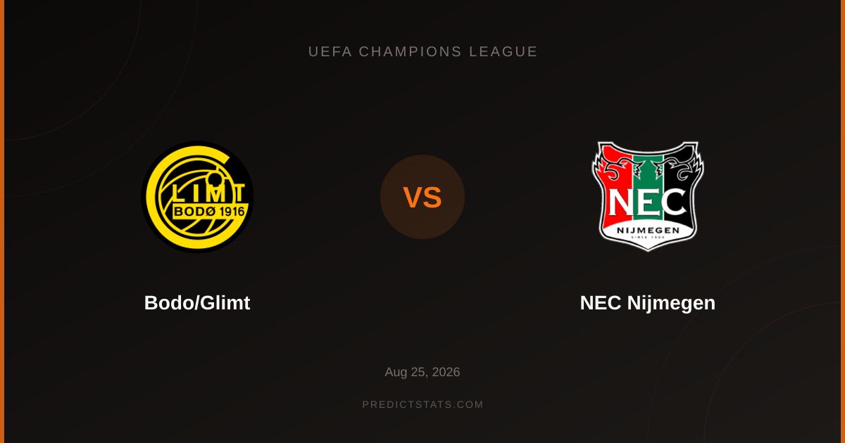 Bodo/Glimt gegen NEC Nijmegen: Wer kann die Form halten?