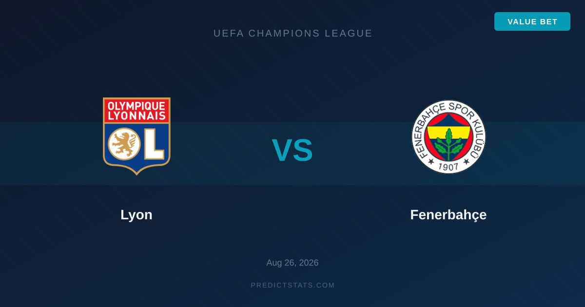 Lyon vs Fenerbahçe: Analisi delle Discrepanze tra Quote e Modello