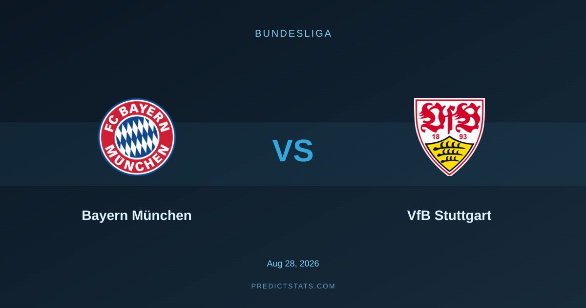 Bayern München gegen VfB Stuttgart: Statistiken versprechen ein taktisches Duell
