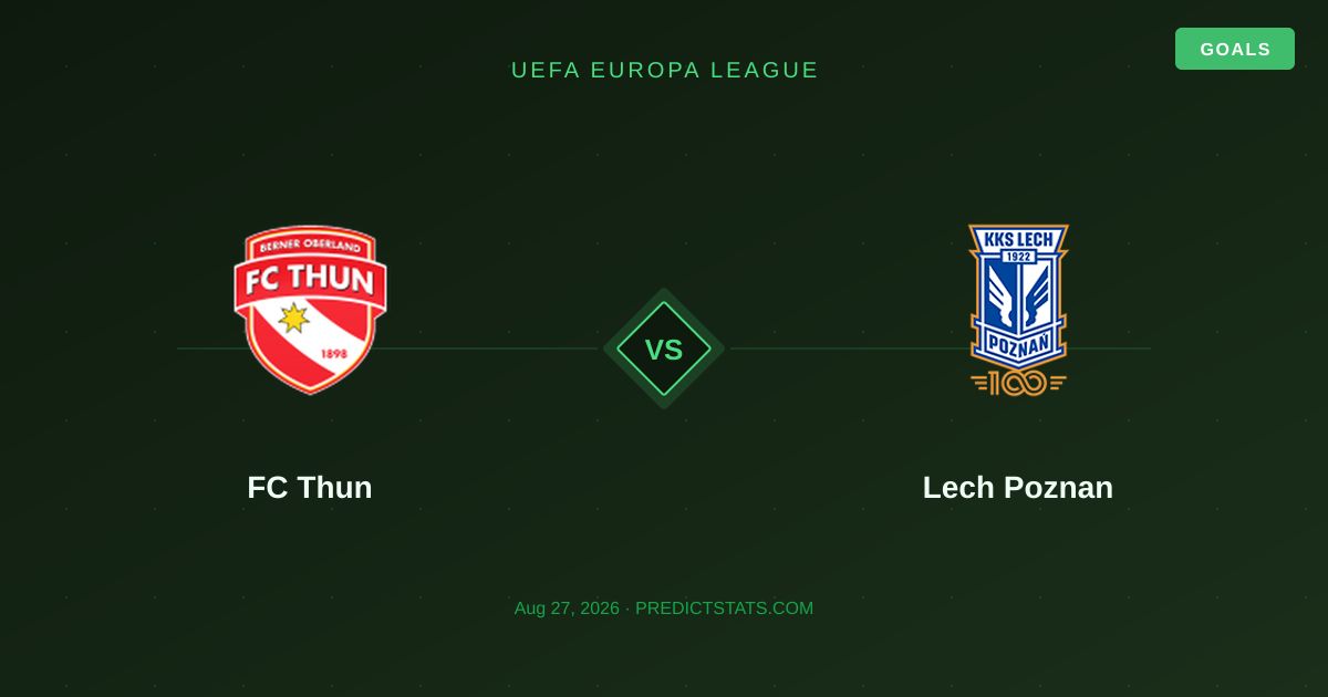 FC Thun vs Lech Poznan: Form Divergence in Europa League