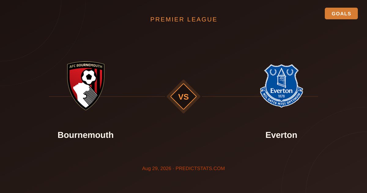 Bournemouth vs Everton: Numbers Reveal Surprising Trends
