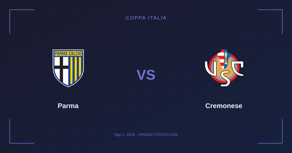 Parma vs Cremonese: Analyzing Historical Edge in Coppa Italia