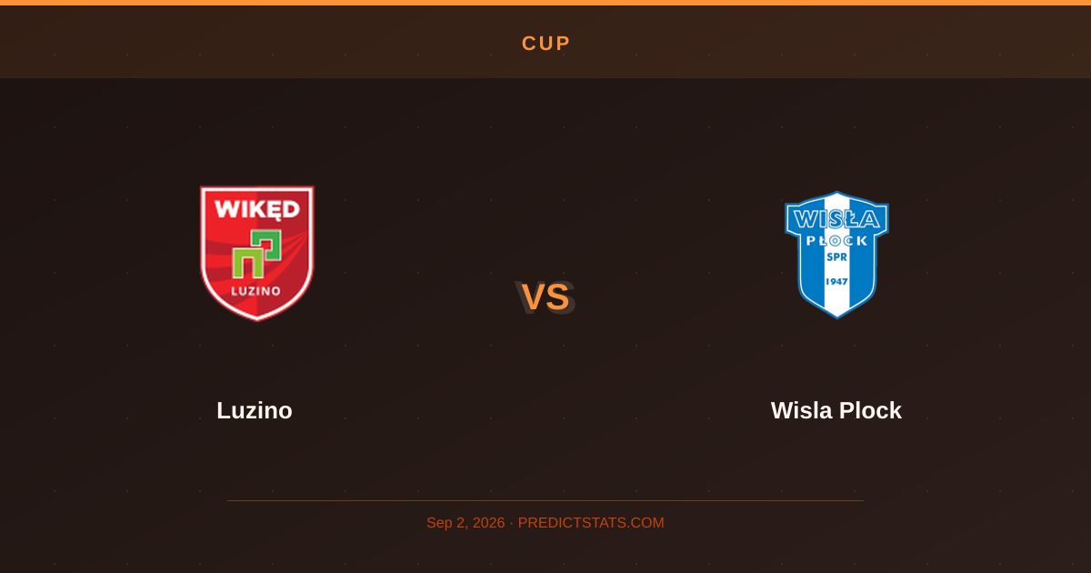 Luzino vs Wisla Plock: Statystyki, które zaskakują