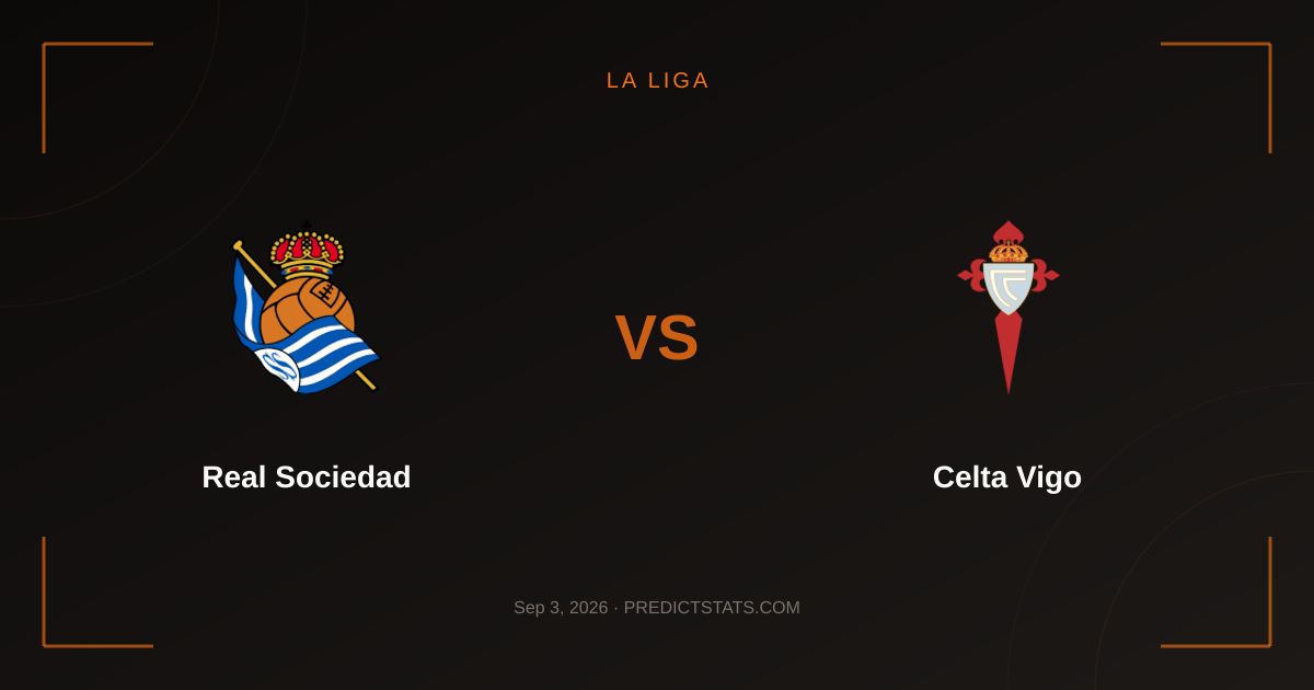 Real Sociedad vs Celta Vigo: Análisis táctico y claves del duelo