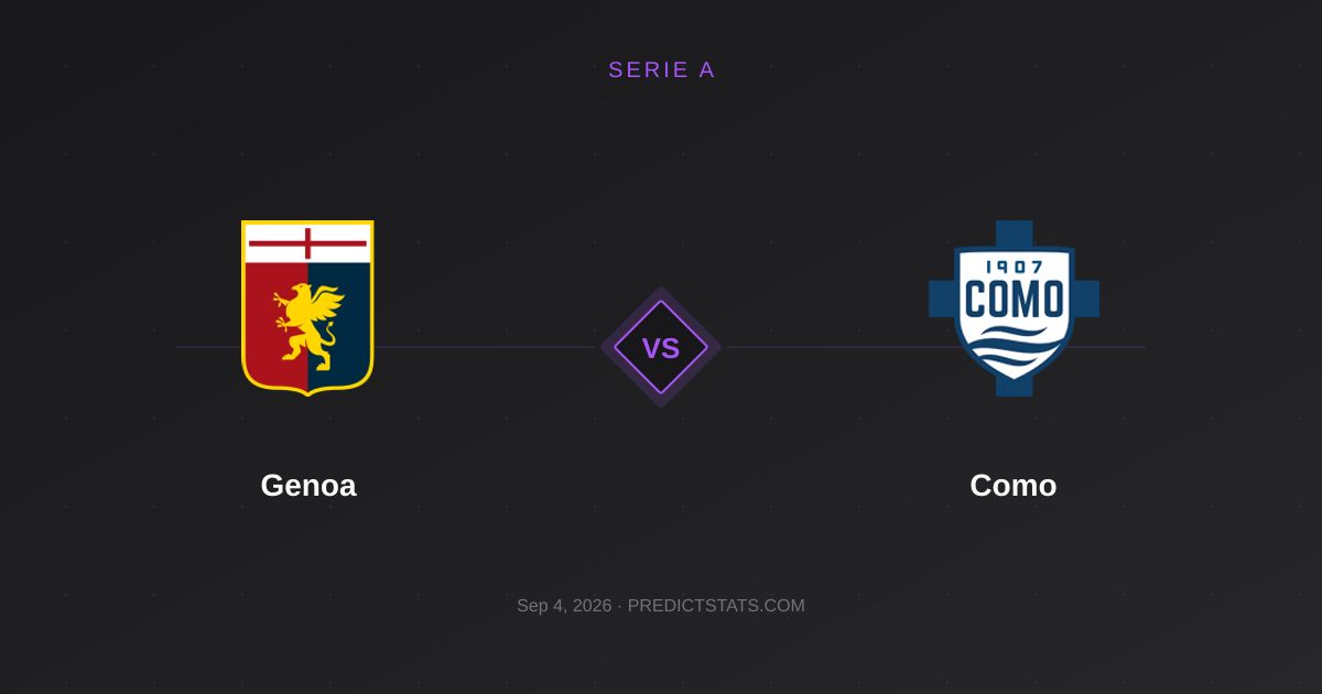 Genoa vs Como: Match of Contrasting Forms and Tactical Dynamics