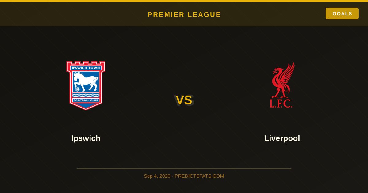 Ipswich vs Liverpool: Análisis y discrepancias en las cuotas