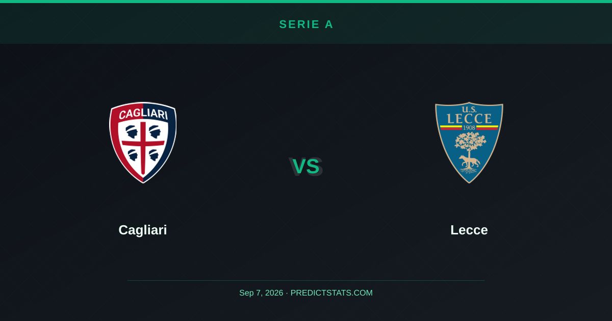 Cagliari vs Lecce: The Numbers Point to a Card Frenzy