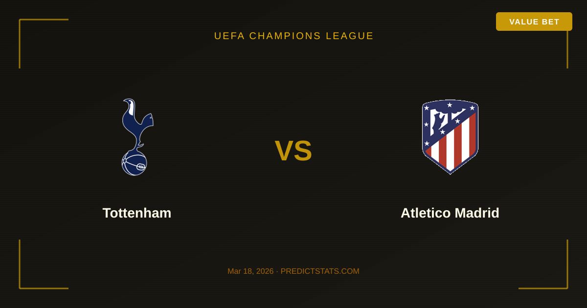 Tottenham vs Atletico Madrid: Numbers That Matter