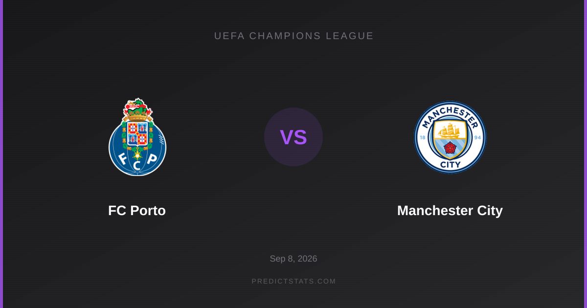 FC Porto vs Manchester City: Buchmacher unterschätzen Ecken und Tore