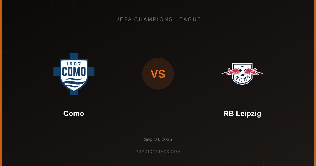 Como vs RB Leipzig: Analisi e Scommesse di Valore in UCL