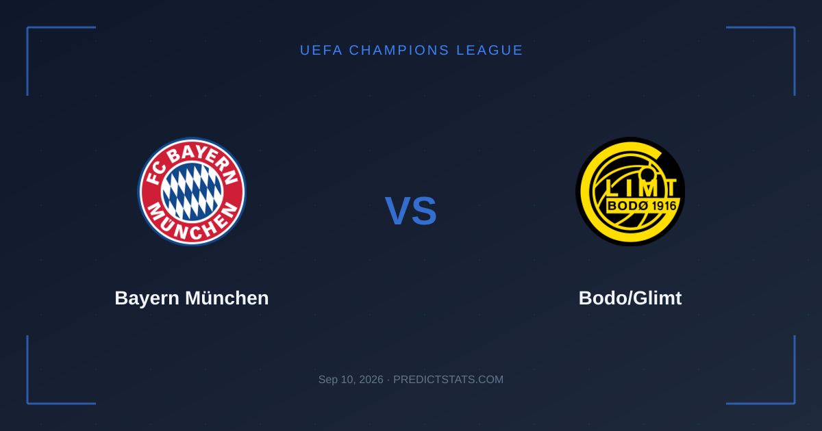 Bayern München vs Bodo/Glimt: Disparità tra giganti e outsider
