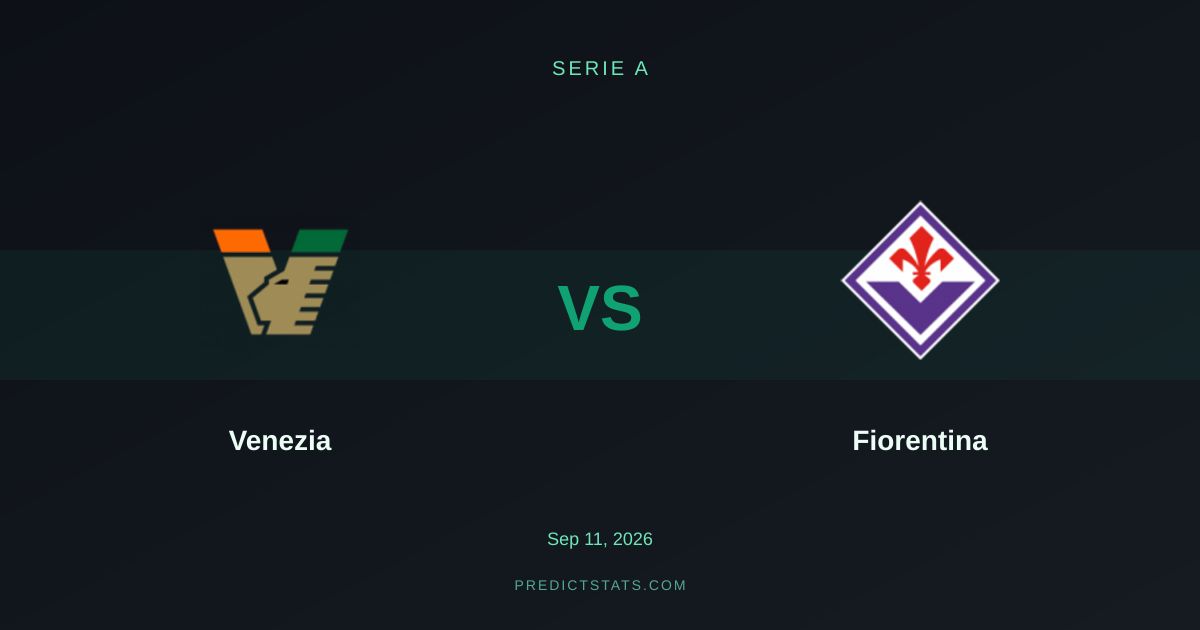 Venezia vs Fiorentina: Scontro tra Ultime, Difese Fragili e Gol Scarsi