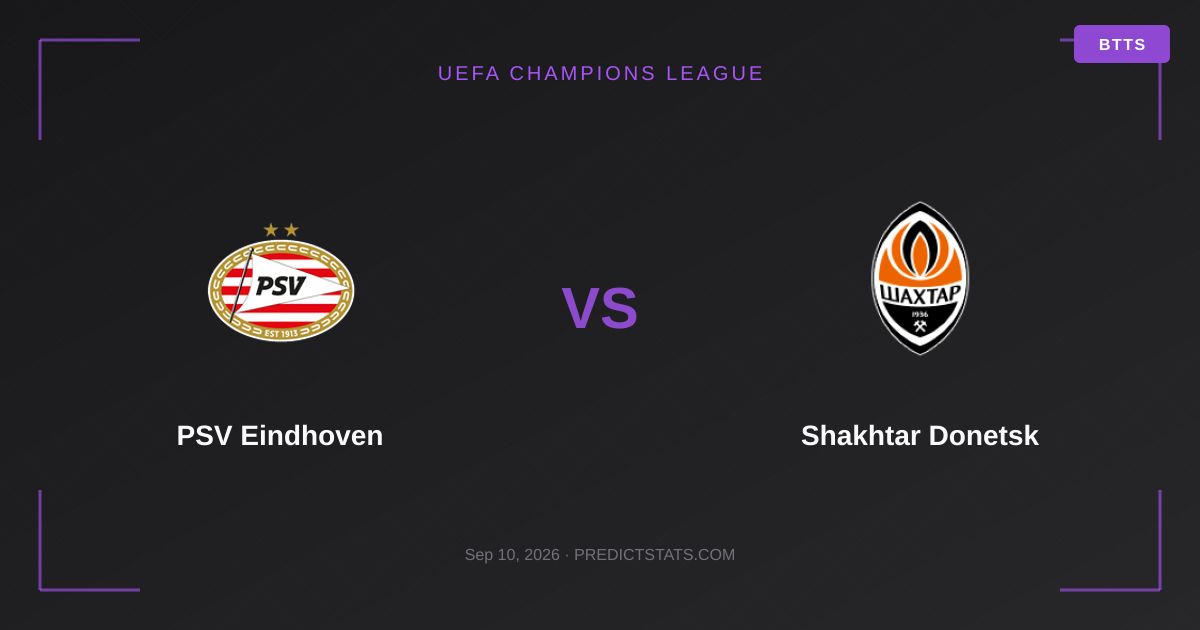 PSV Eindhoven vs Shakhtar: Gli Errori delle Quote sul Mercato