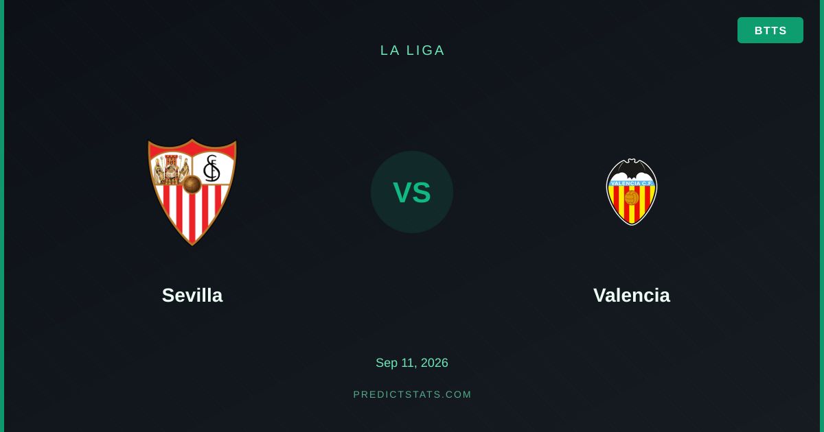 Sevilla vs Valencia: ¿Se romperá el dominio histórico en La Liga?