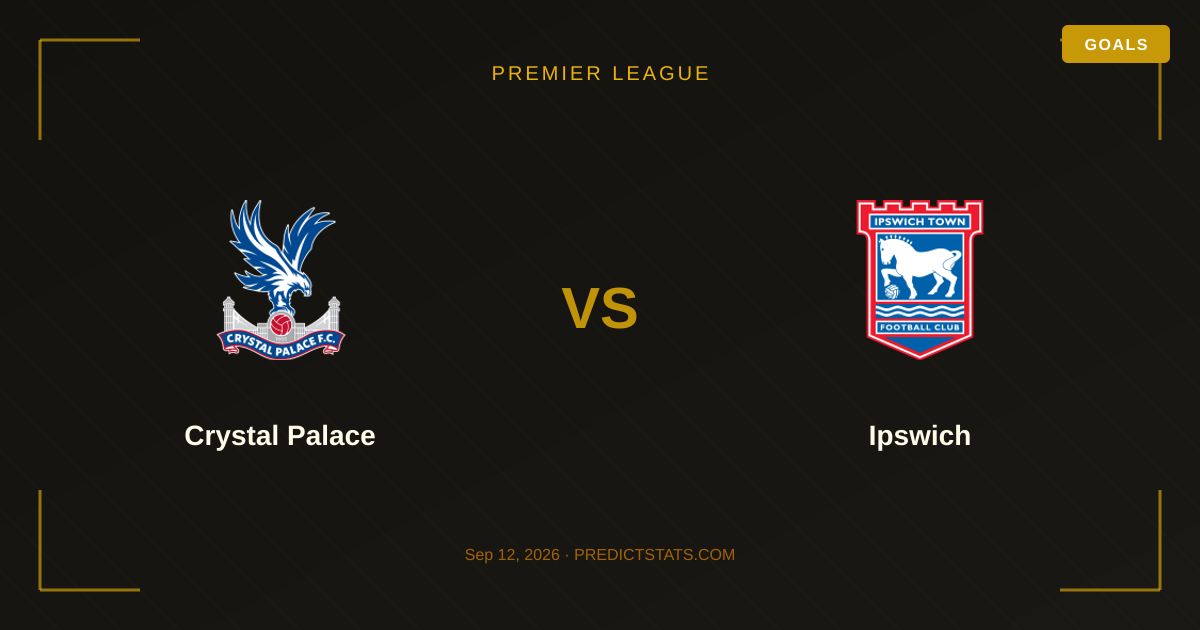 Crystal Palace vs Ipswich: Dove i Numeri Sfidano i Bookmaker