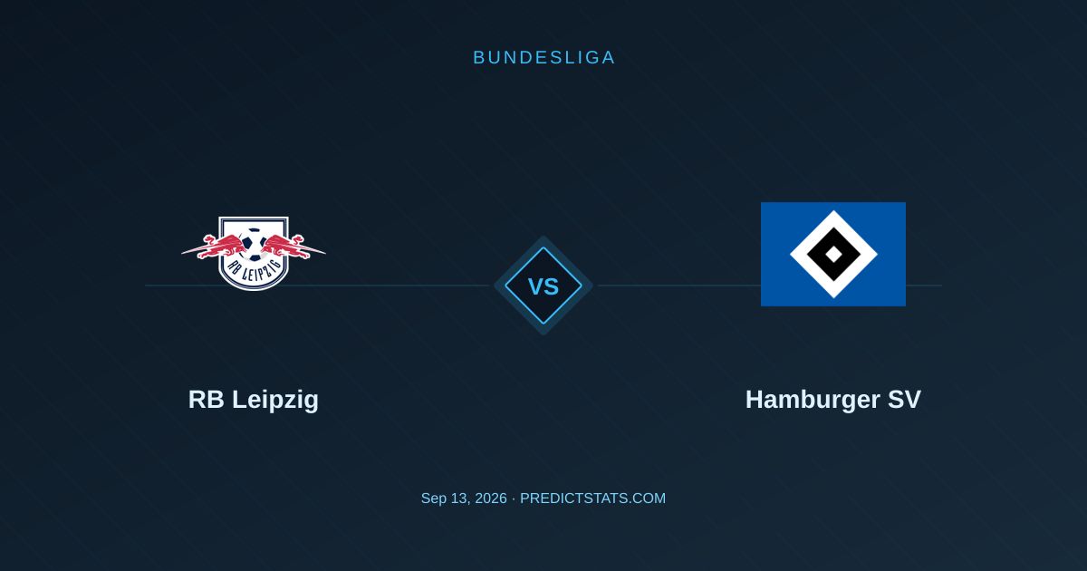 RB Leipzig kontra Hamburger SV: Kto przełamie kryzys?