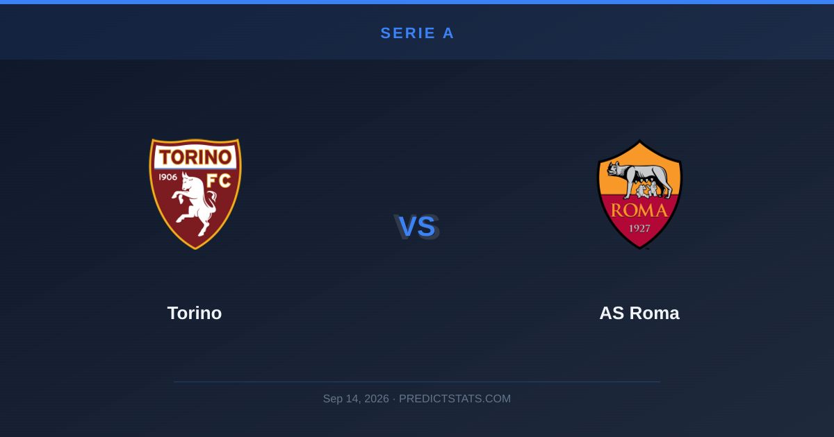 Torino vs AS Roma: Statystyki Mówią o Szansach na Zwycięstwo