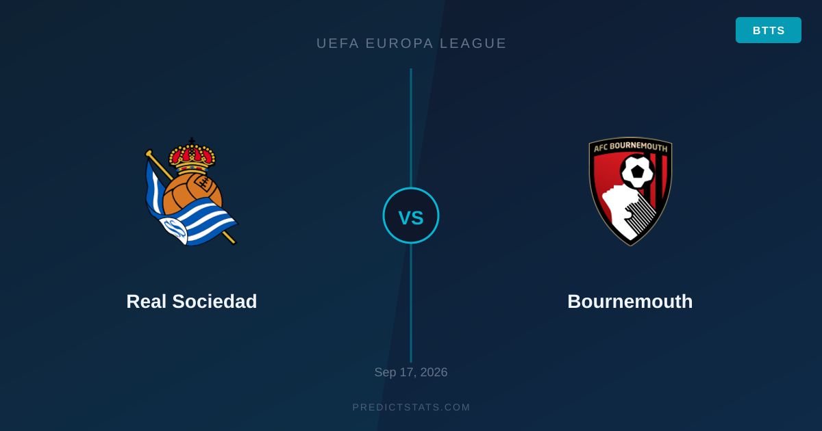 Real Sociedad vs Bournemouth: Taktyczny Pojedynek w Lidze Europy